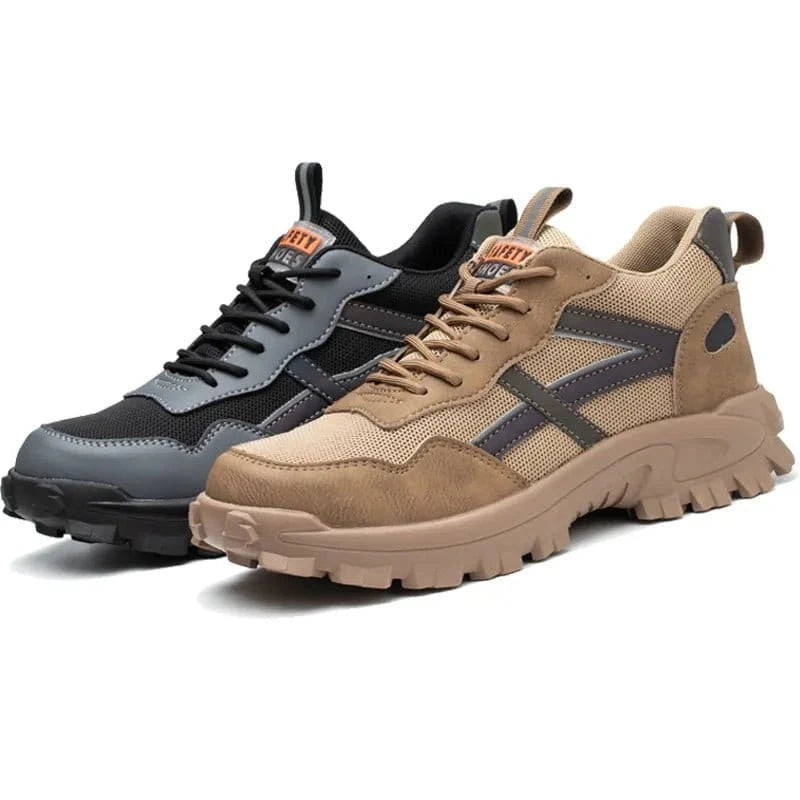 Hardtrail - Men's Steel Toe Work Shoes | Slip Resistant