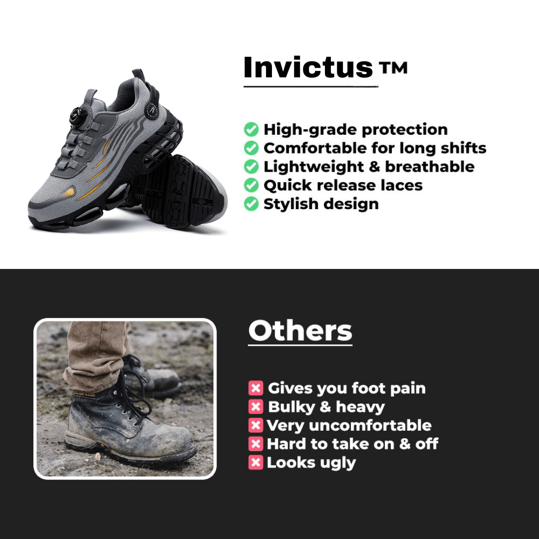 Invictus 2.0 - Men's Steel Toe Work Shoes | Comfortable Fit