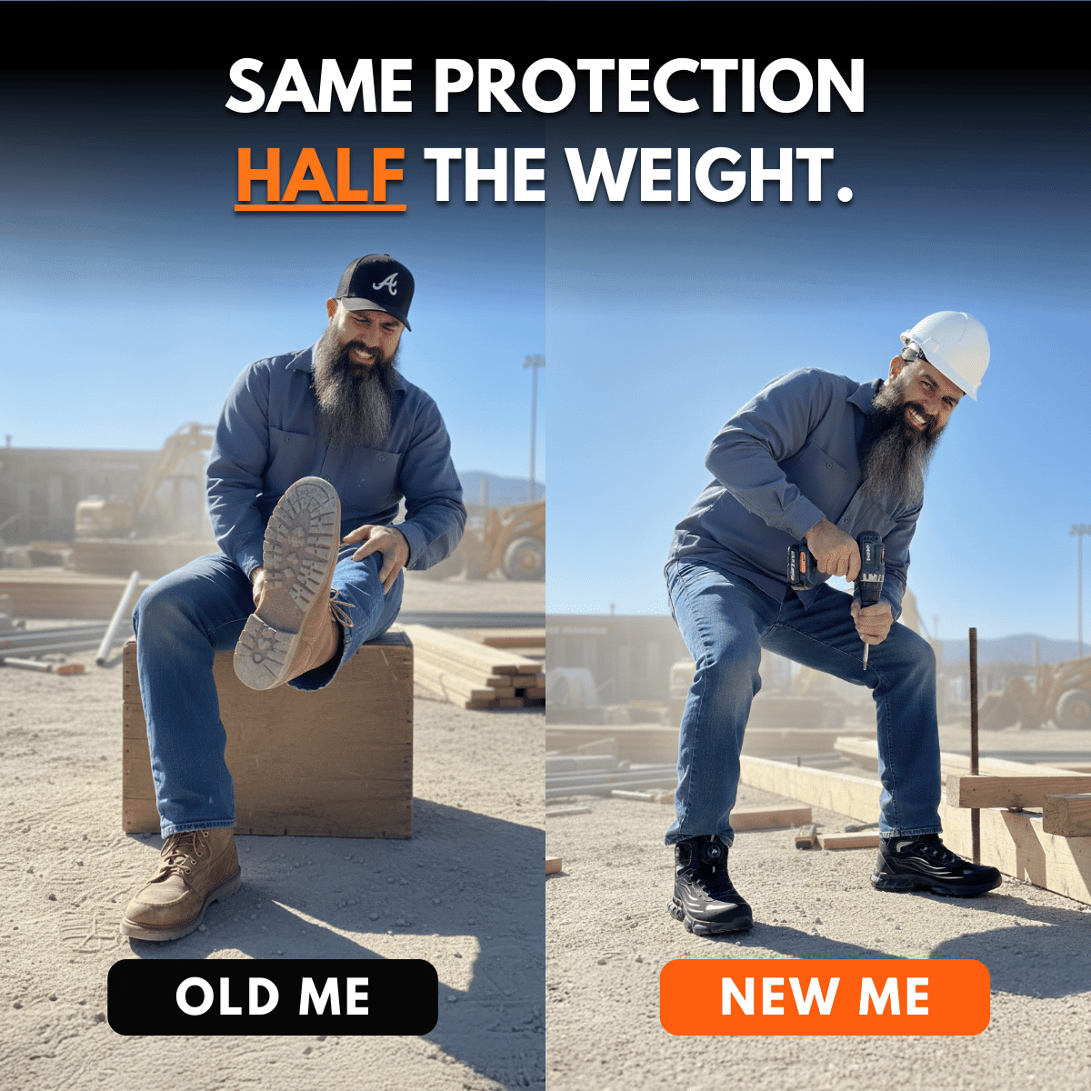 Invictus Pro 3.0 - Men's Steel Toe Work Shoes | Comfortable Fit