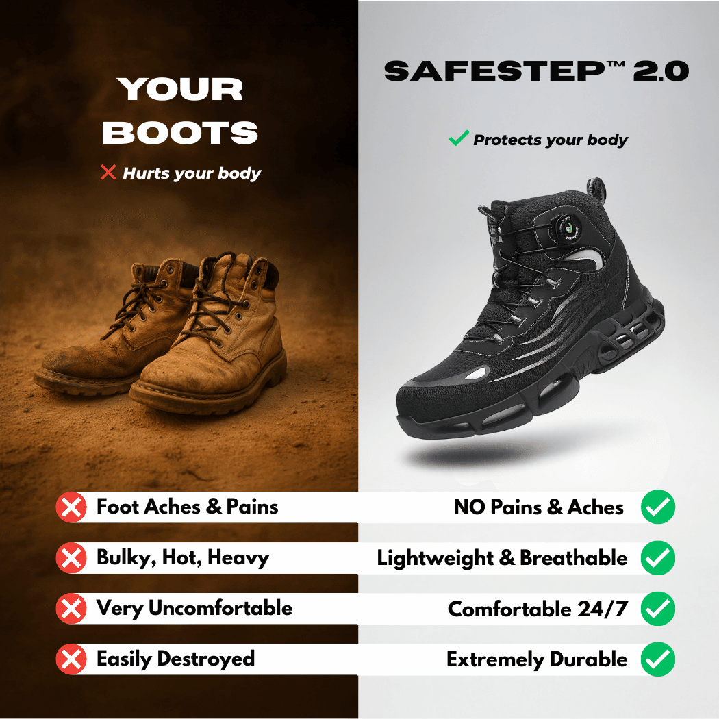 Invictus Pro 3.0 - Men's Steel Toe Work Shoes | Comfortable Fit