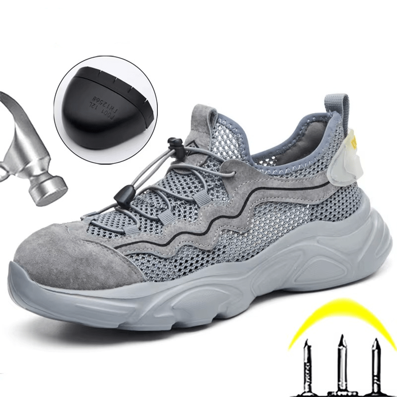 Ironby - Breathable Steel Toe Work Shoes | Wear-Resistant