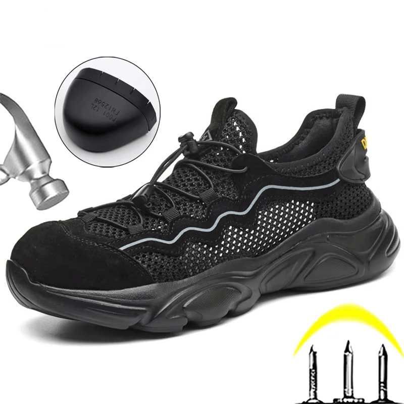 Ironby - Breathable Steel Toe Work Shoes | Wear-Resistant