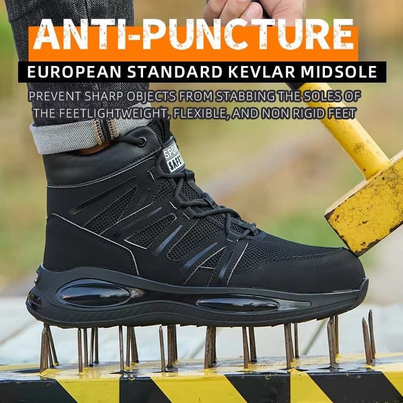 Ironcrest - Men's Steel Toe Work Boots | Cushioned Comfort