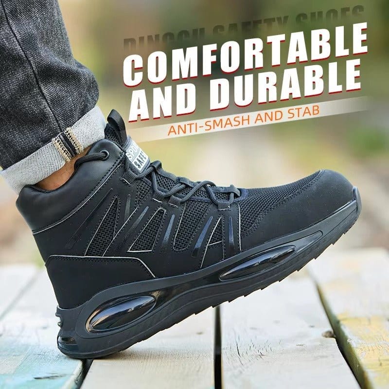 Ironcrest - Men's Steel Toe Work Boots | Cushioned Comfort