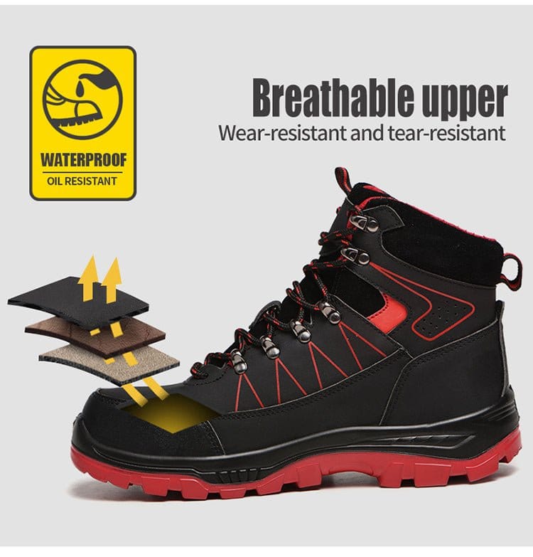 IronGuard - Men's Steel Toe Work Boots | Durable Design