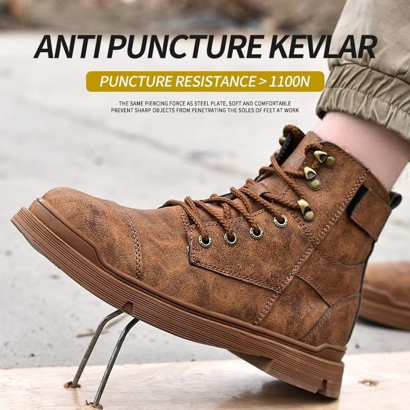 Ironvale - Men's Steel Toe Safety Boots | Waterproof Protection