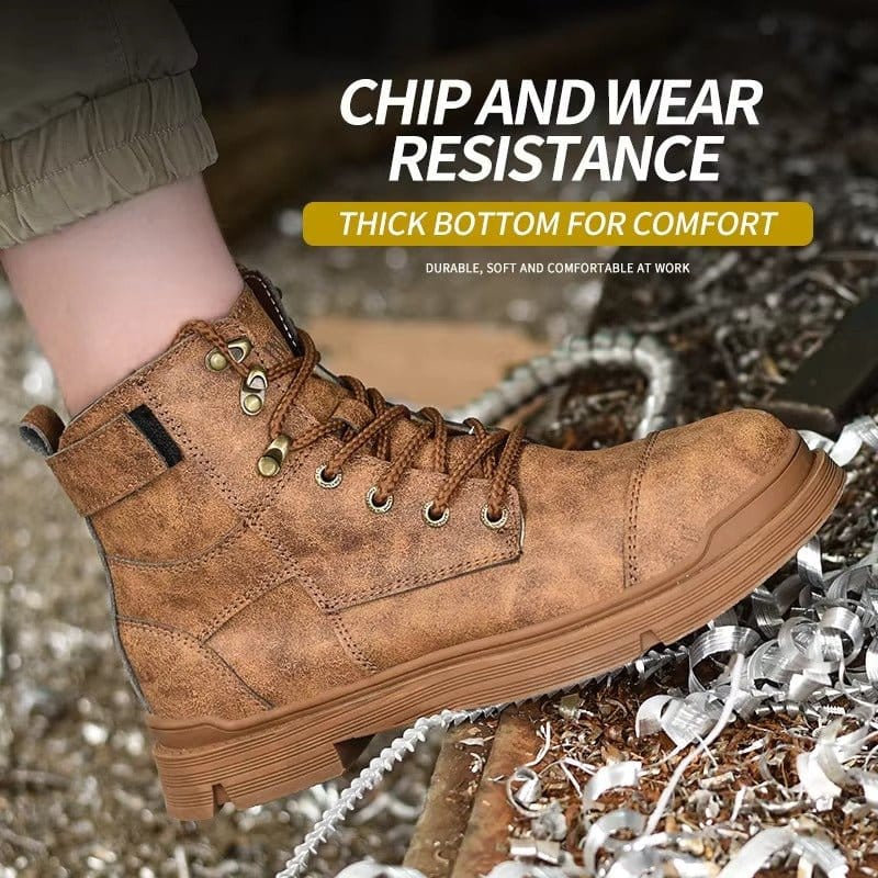 Ironvale - Men's Steel Toe Safety Boots | Waterproof Protection
