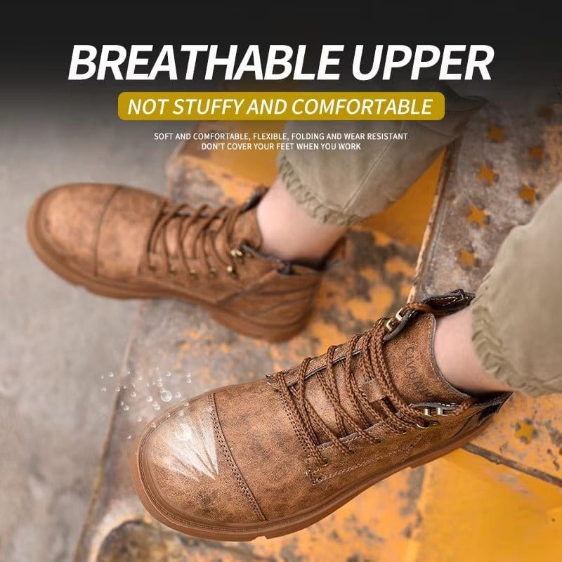 Ironvale - Men's Steel Toe Safety Boots | Waterproof Protection