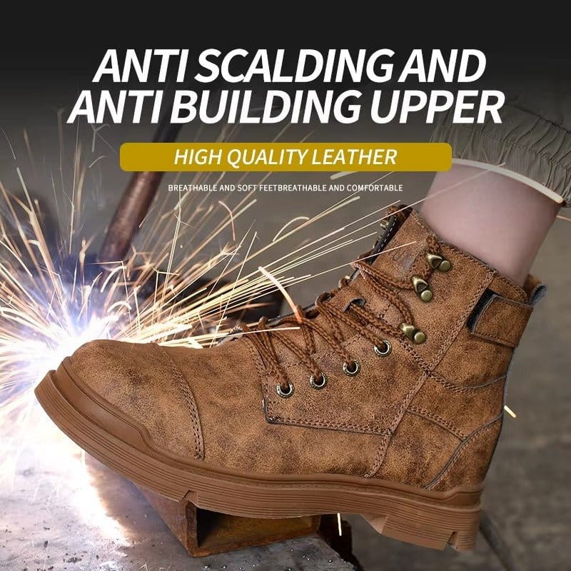 Ironvale - Men's Steel Toe Safety Boots | Waterproof Protection