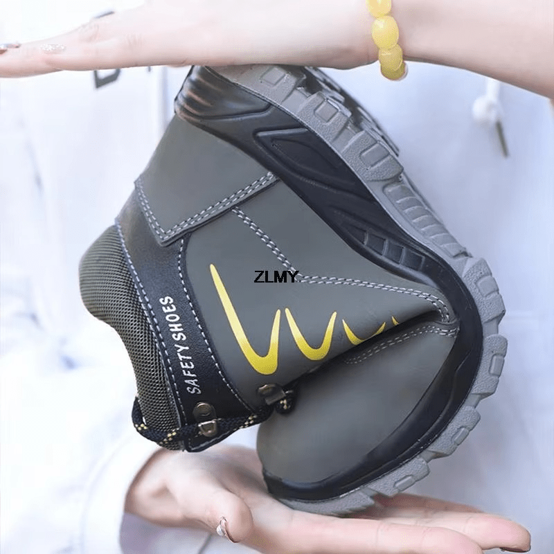 Kolvar - Men's Steel Toe Work Boots | Rubber Sole