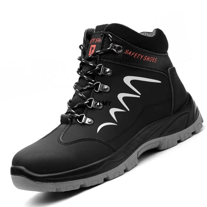 Kolvar - Men's Steel Toe Work Boots | Rubber Sole