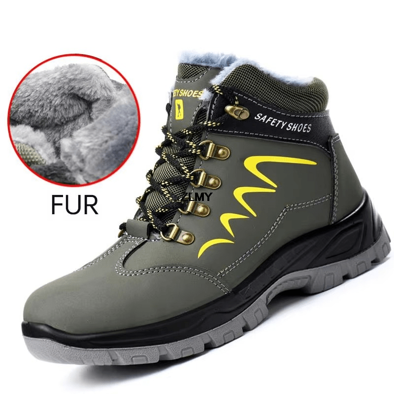 Kolvar - Men's Steel Toe Work Boots | Rubber Sole