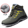 Kolvar - Men's Steel Toe Work Boots | Rubber Sole