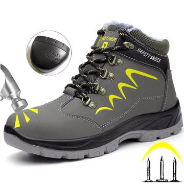 Kolvar - Men's Steel Toe Work Boots | Rubber Sole