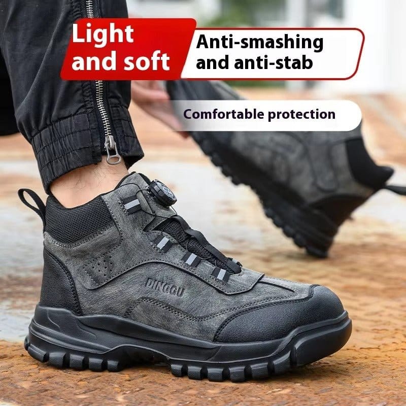 Kravel - Men's Steel Toe Work Boots | Durable Design