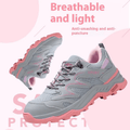 Kravix - Woman's Steel Toe Work Boots | Slip Resistant