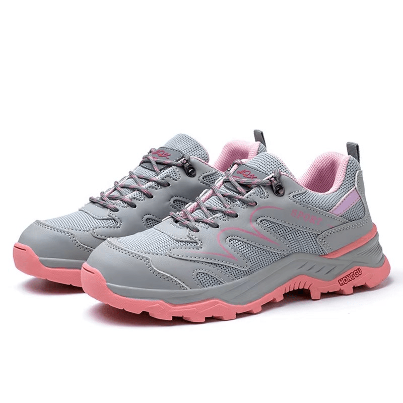 Kravix - Woman's Steel Toe Work Boots | Slip Resistant