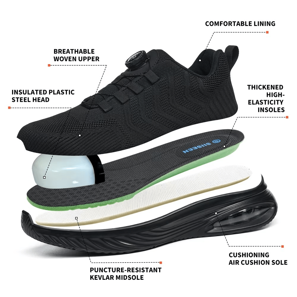 Lawson - Steel Toe Work Sneakers | Air Cushion Comfort