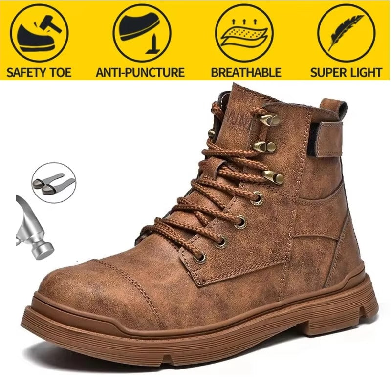 Ironvale - Men's Steel Toe Safety Shoes | Waterproof Protection