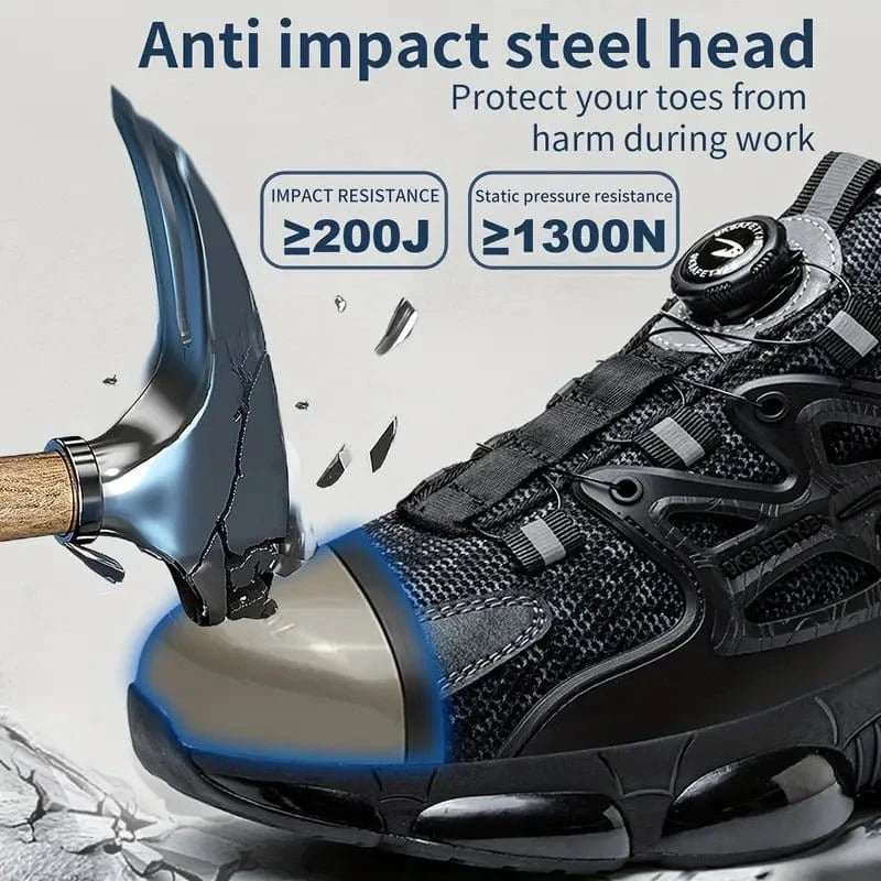 Marverick Steel Toe - Men's Safety Work Shoes | Non Slip