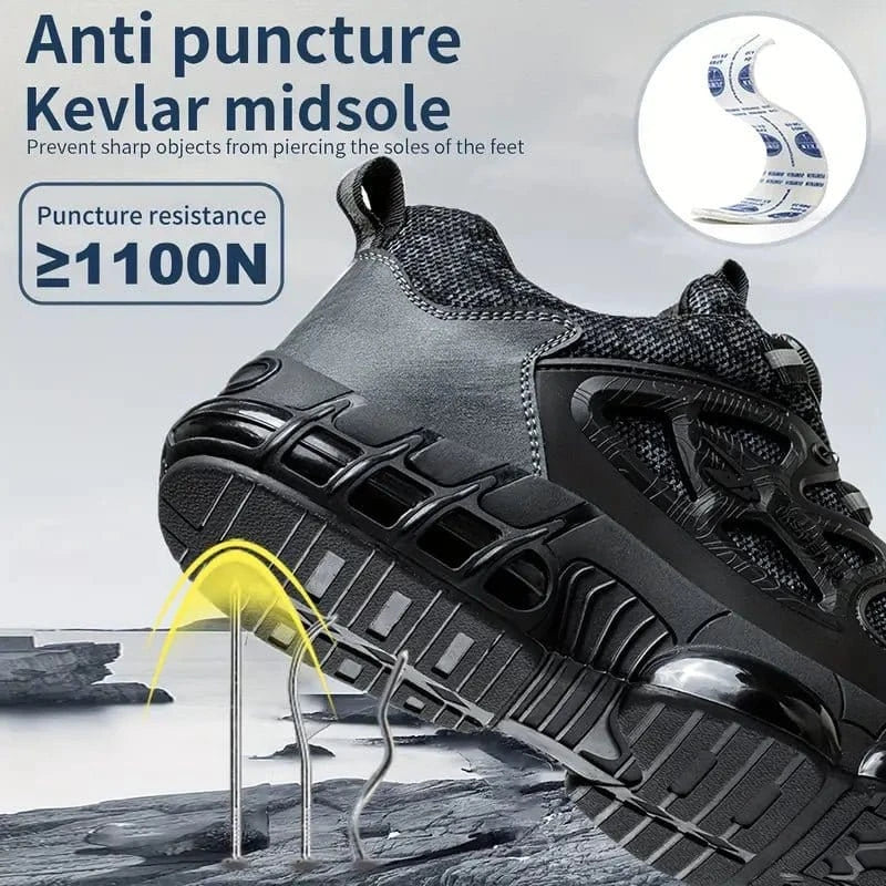 Marverick Steel Toe - Men's Safety Work Shoes | Non Slip