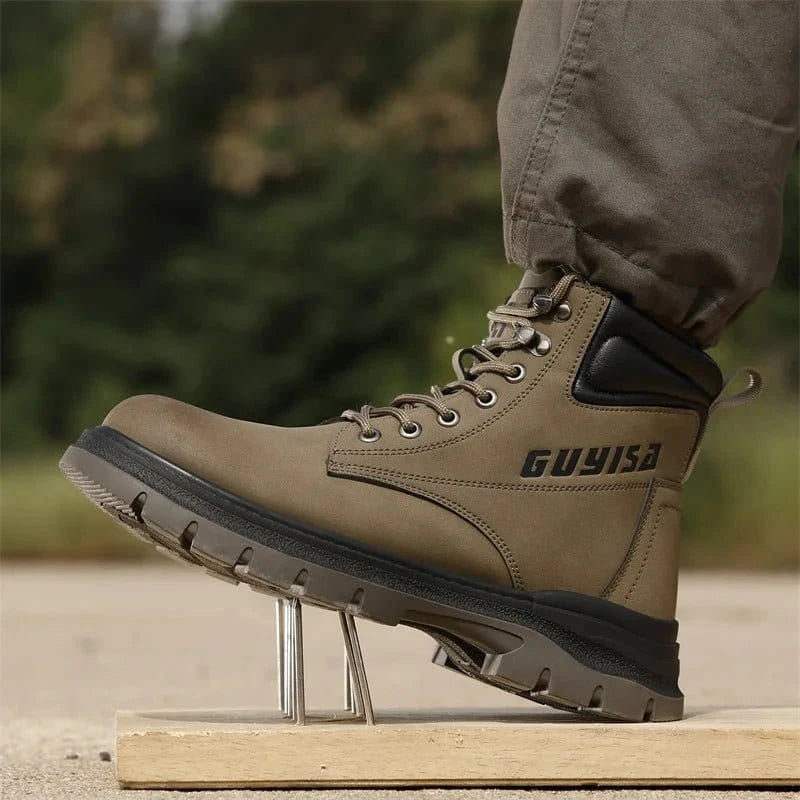 Mordrex - Men's Steel Toe Work Boots | Comfortable Fit