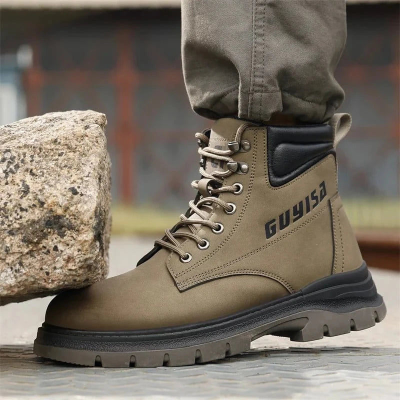 Mordrex - Men's Steel Toe Work Boots | Comfortable Fit
