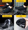 Orion - Men's Black Safety Work Shoes | Lightweight