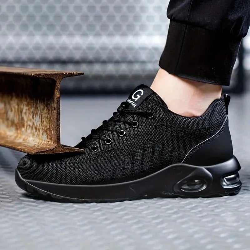 Orion - Men's Black Safety Work Shoes | Lightweight