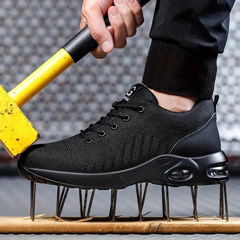 Orion - Men's Black Safety Work Shoes | Lightweight