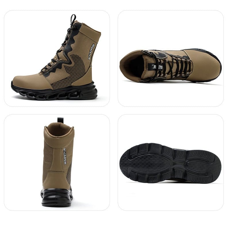 PeakForge - Men's Steel Toe Work Boots | Durable Design