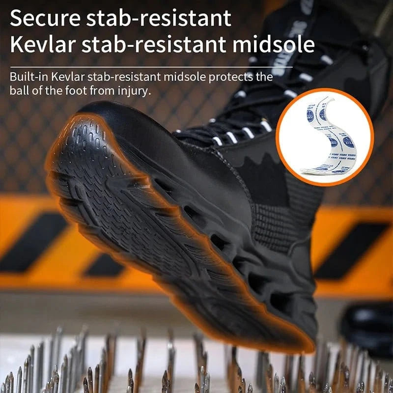 PeakForge - Men's Steel Toe Work Boots | Durable Design