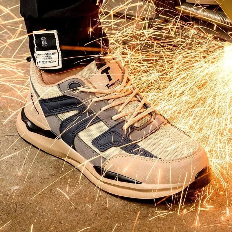 PowerGrip - Men's Steel Toe Work Shoes | Comfortable Fit
