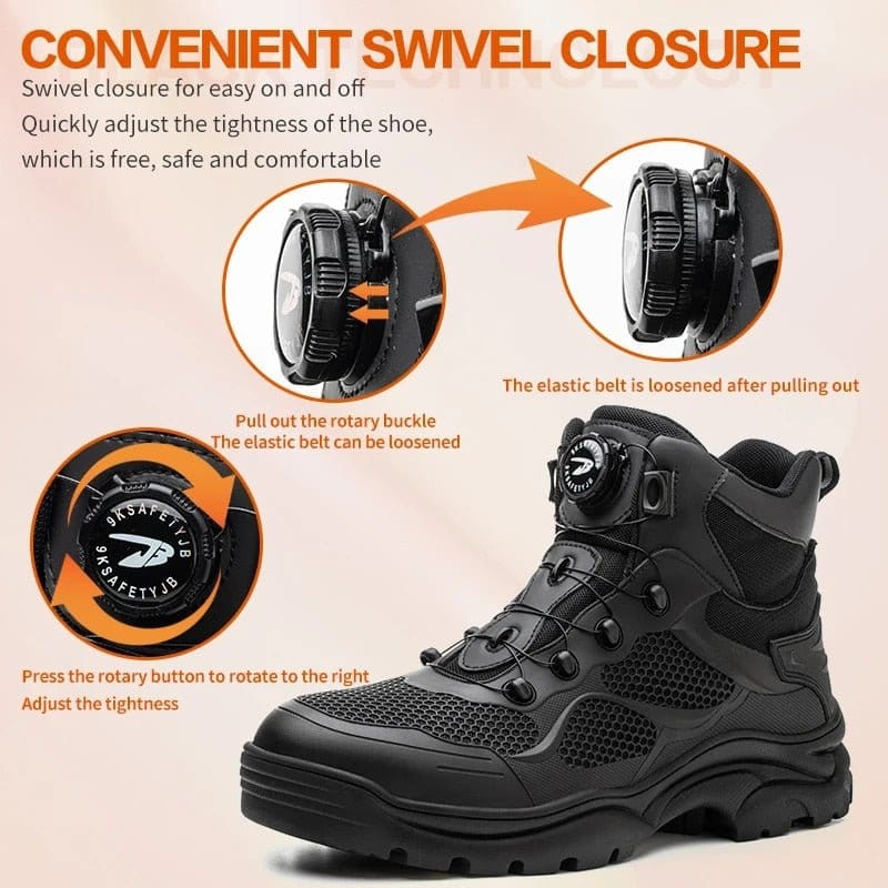Protector - Men's Work Boots | Quick Lock Lacing