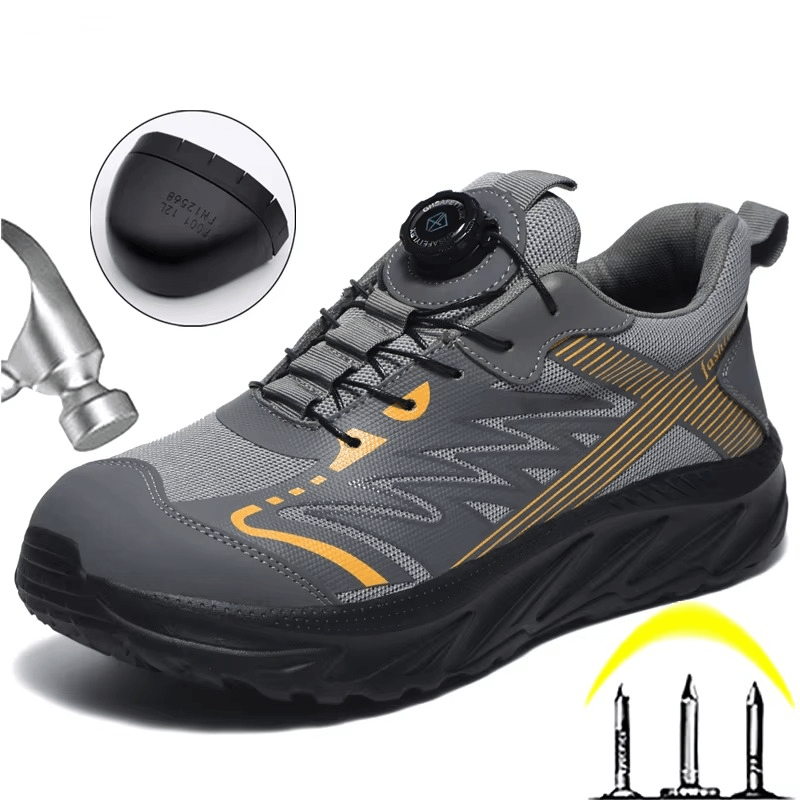 Rockwell - Breathable Steel Toe Work Sneakers | Rotating Fit