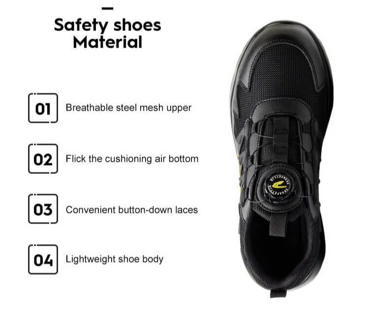 Safety JB - Men's Steel Toe Work Shoes | Durable Sole