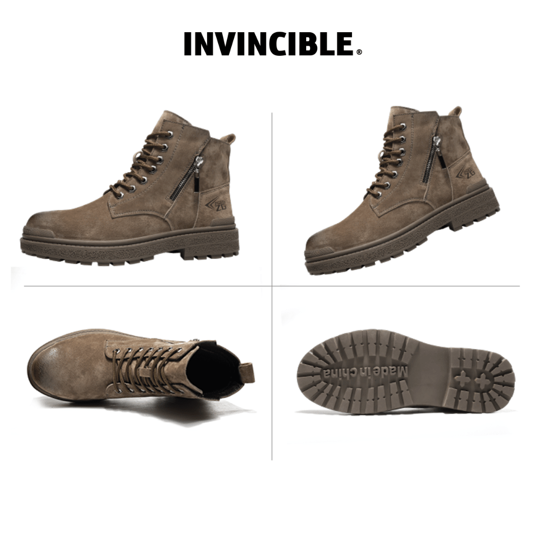SolidStep - Men's Steel Toe Side Zip Boots | Comfortable Fit