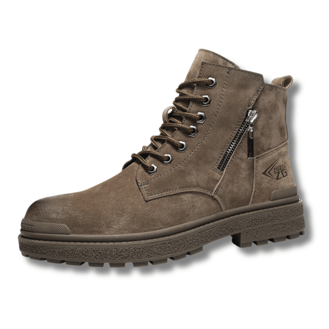 SolidStep - Men's Steel Toe Side Zip Boots | Comfortable Fit