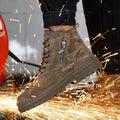 SolidStep - Men's Steel Toe Side Zip Boots | Comfortable Fit