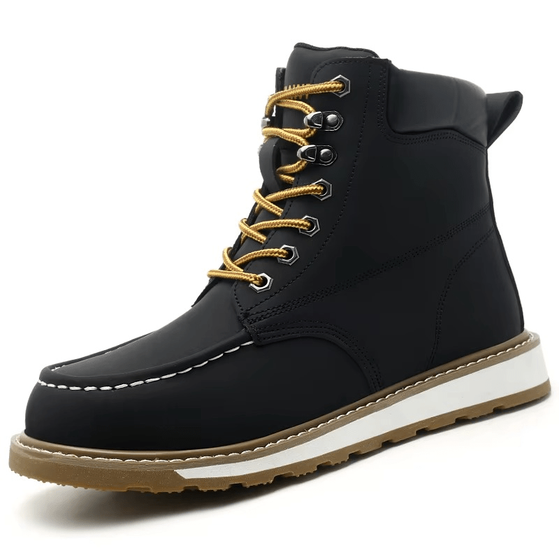 Stalvix - Men's Steel Toe Work Boots | Cushioned Comfort