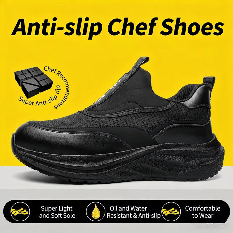 Steelhaven - Waterproof Chef Loafers | Oil-Resistant Comfort