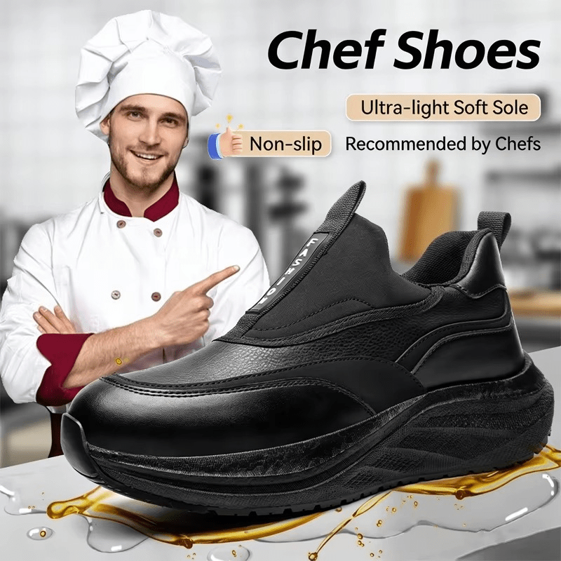 Steelhaven - Waterproof Chef Loafers | Oil-Resistant Comfort
