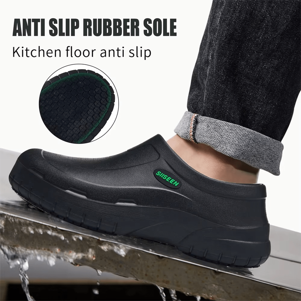 Stormark - Men's Slip-Resistant Chef Shoes | Waterproof Comfort