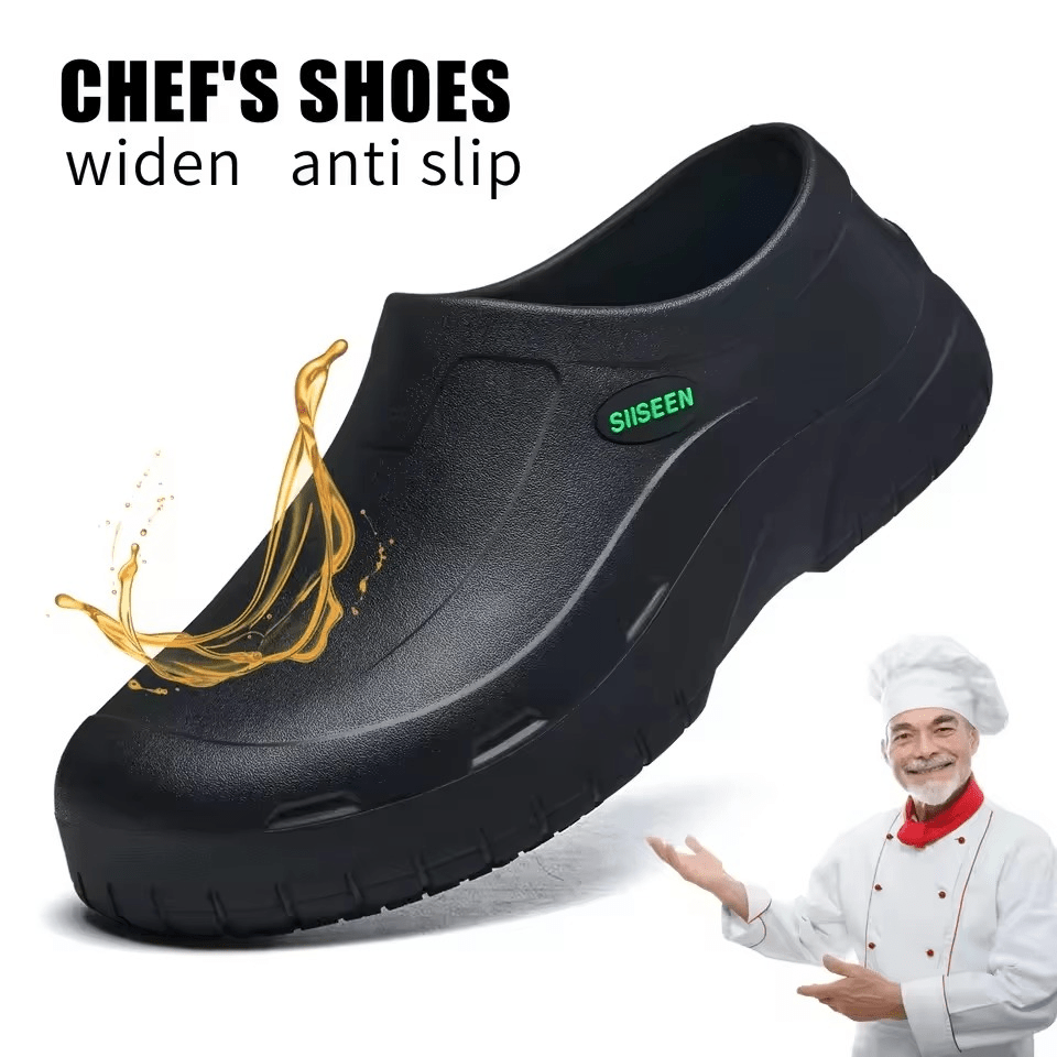 Stormark - Men's Slip-Resistant Chef Shoes | Waterproof Comfort