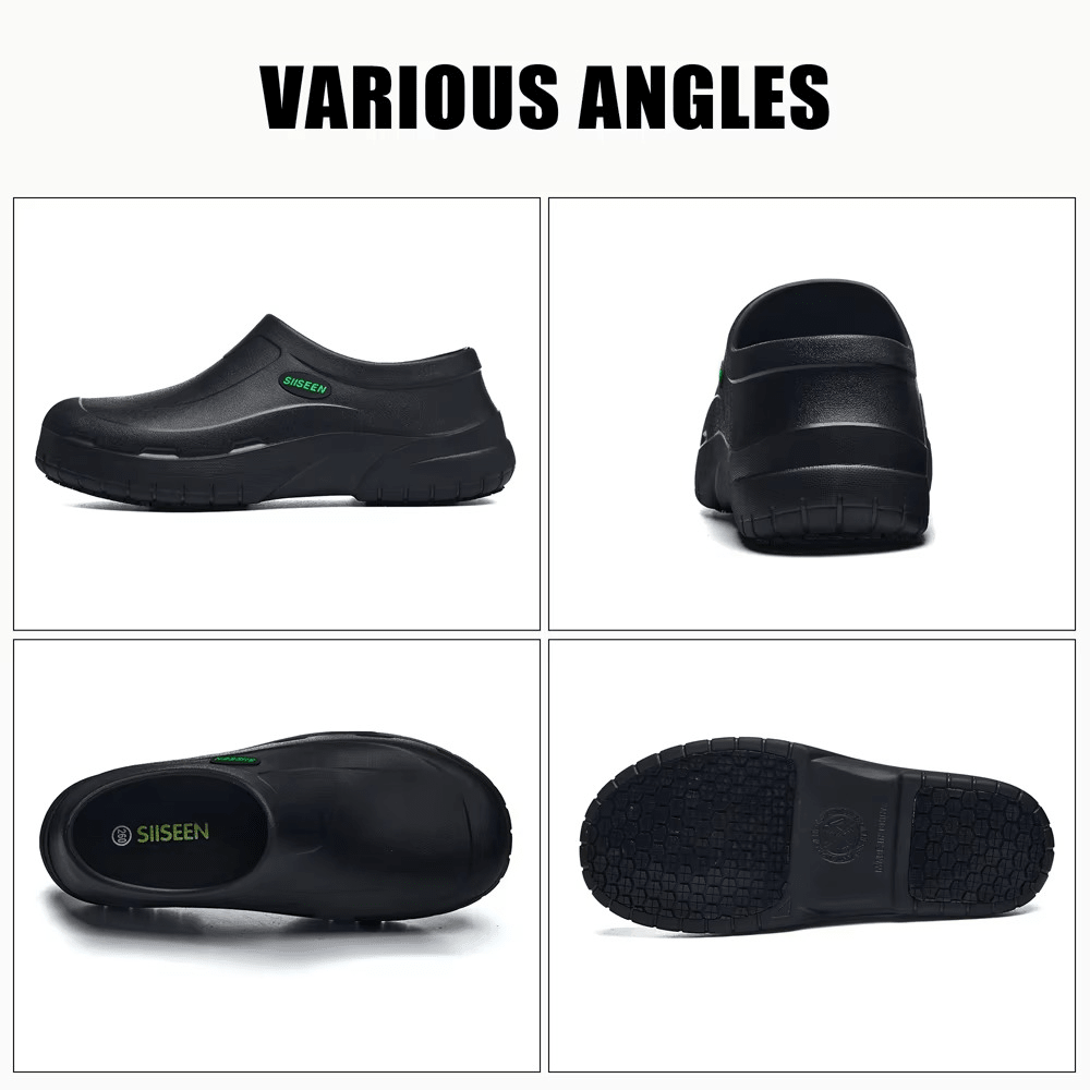 Stormark - Men's Slip-Resistant Chef Shoes | Waterproof Comfort