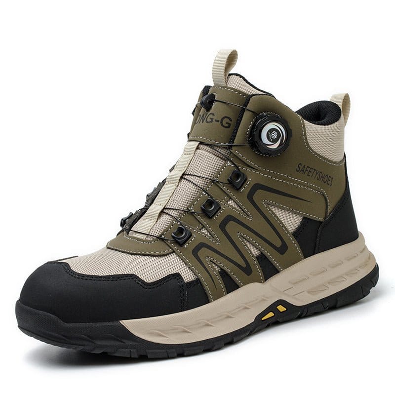 Stronghold - Men's Steel Toe Work Boots | Adjustable Knob Fit