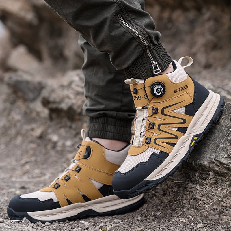 Stronghold - Men's Steel Toe Work Boots | Adjustable Knob Fit