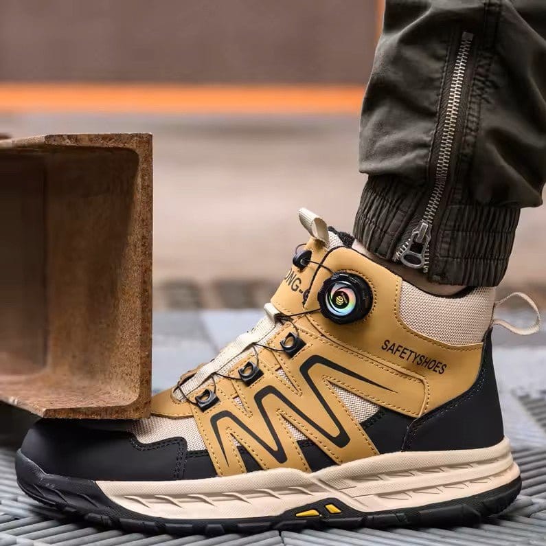 Stronghold - Men's Steel Toe Work Boots | Adjustable Knob Fit
