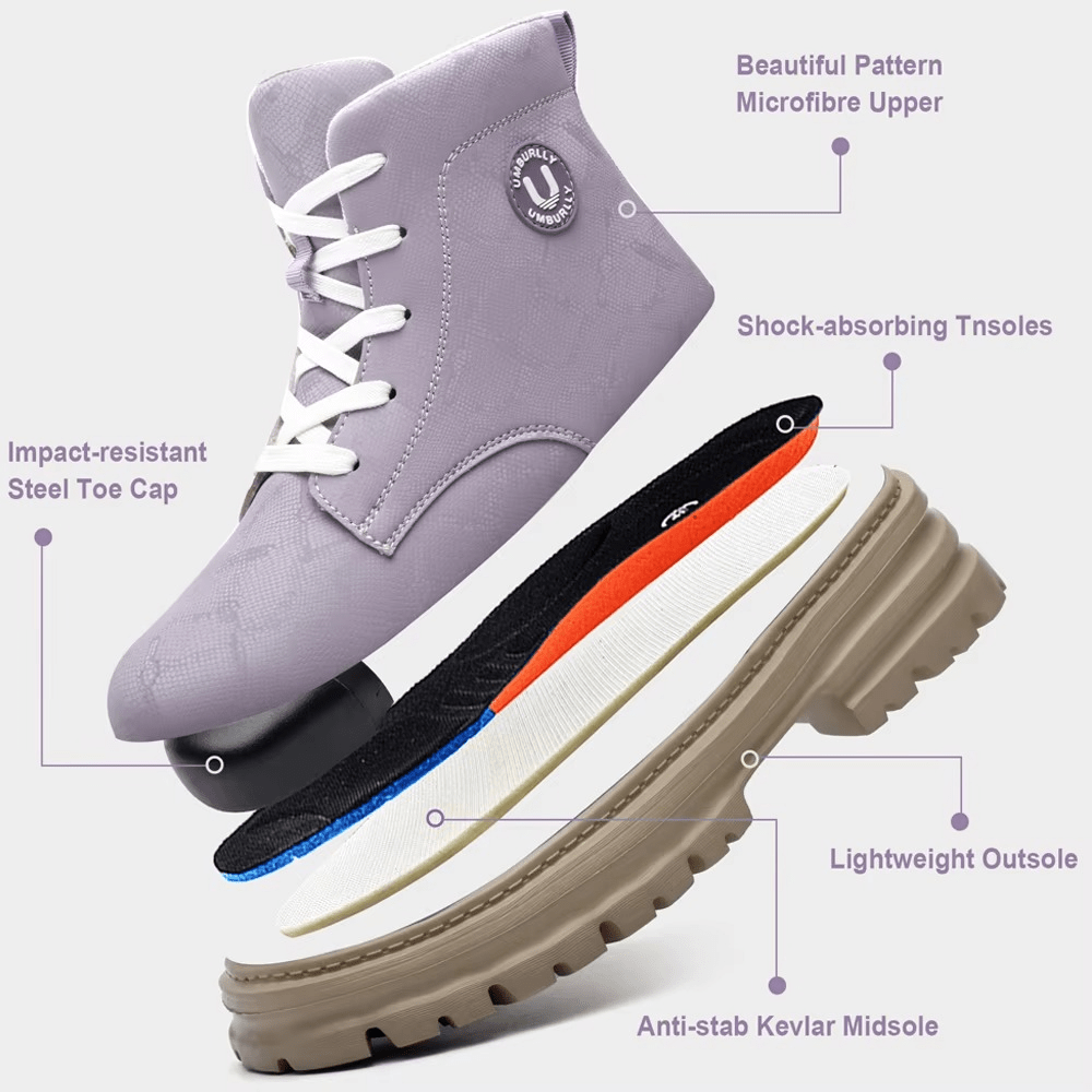 Sullivan - Women's Steel Toe Work Sneakers | Lightweight Protection