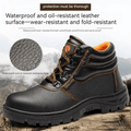 Tharnix - Men's Steel Toe Work Boots | Durable Rubber Sole